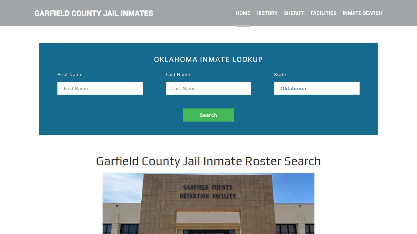 Garfield County Jail Inmate Roster Lookup, Enid, OK